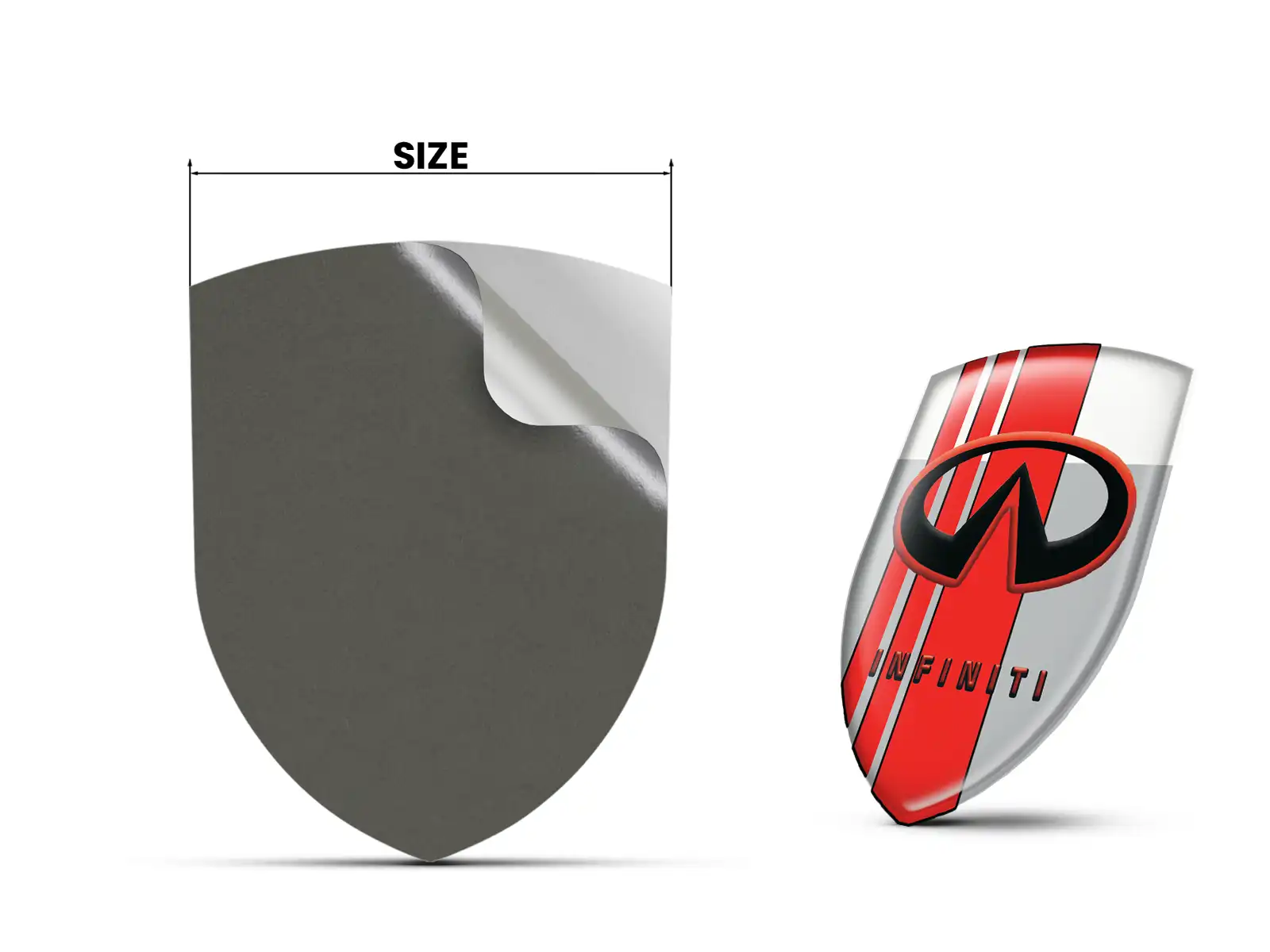 Infiniti Pegatinas Logo Personalizadas Resistentes Universal 